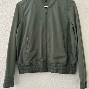 Banana Republic Olive Bomber Jacket